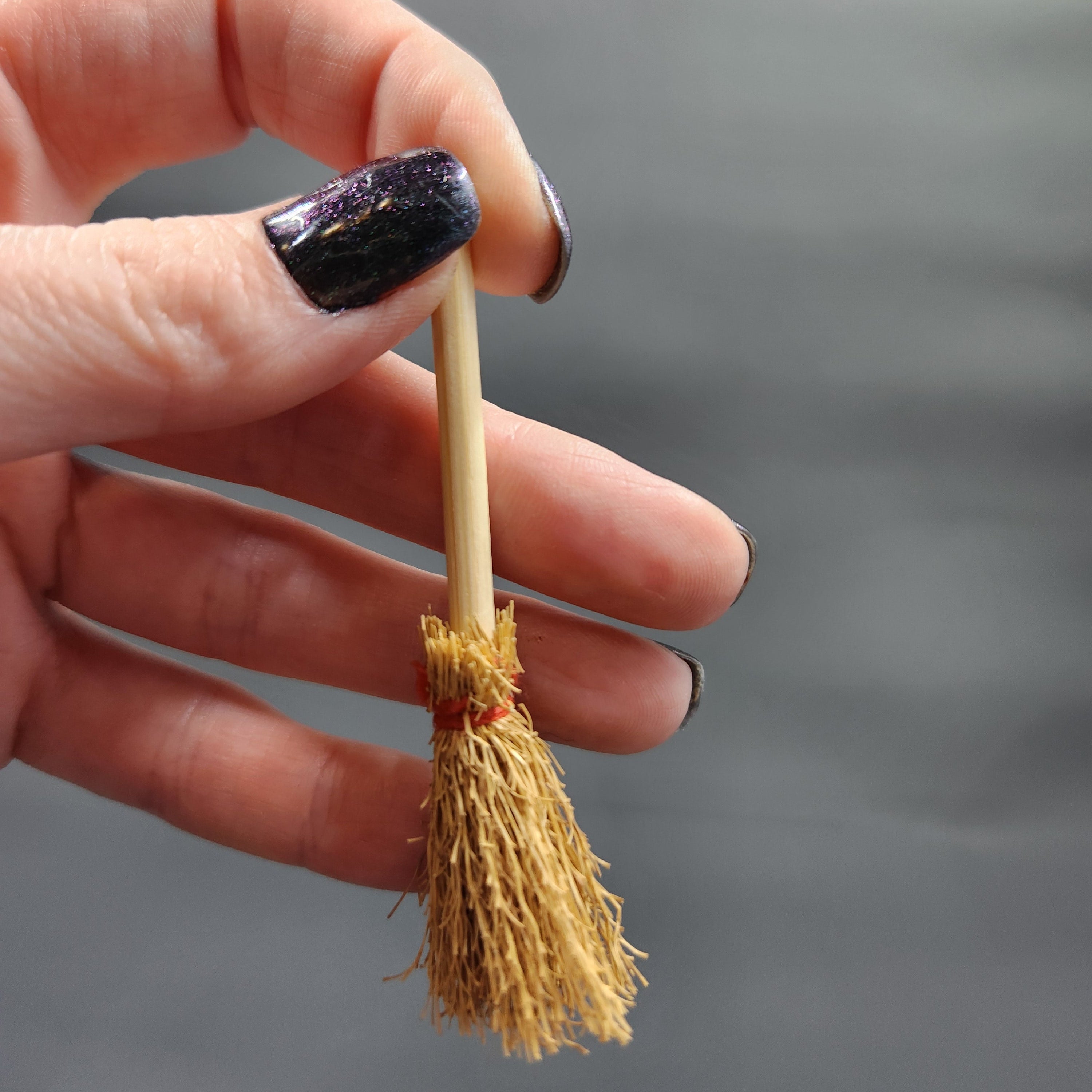 Miniature Straw Broom