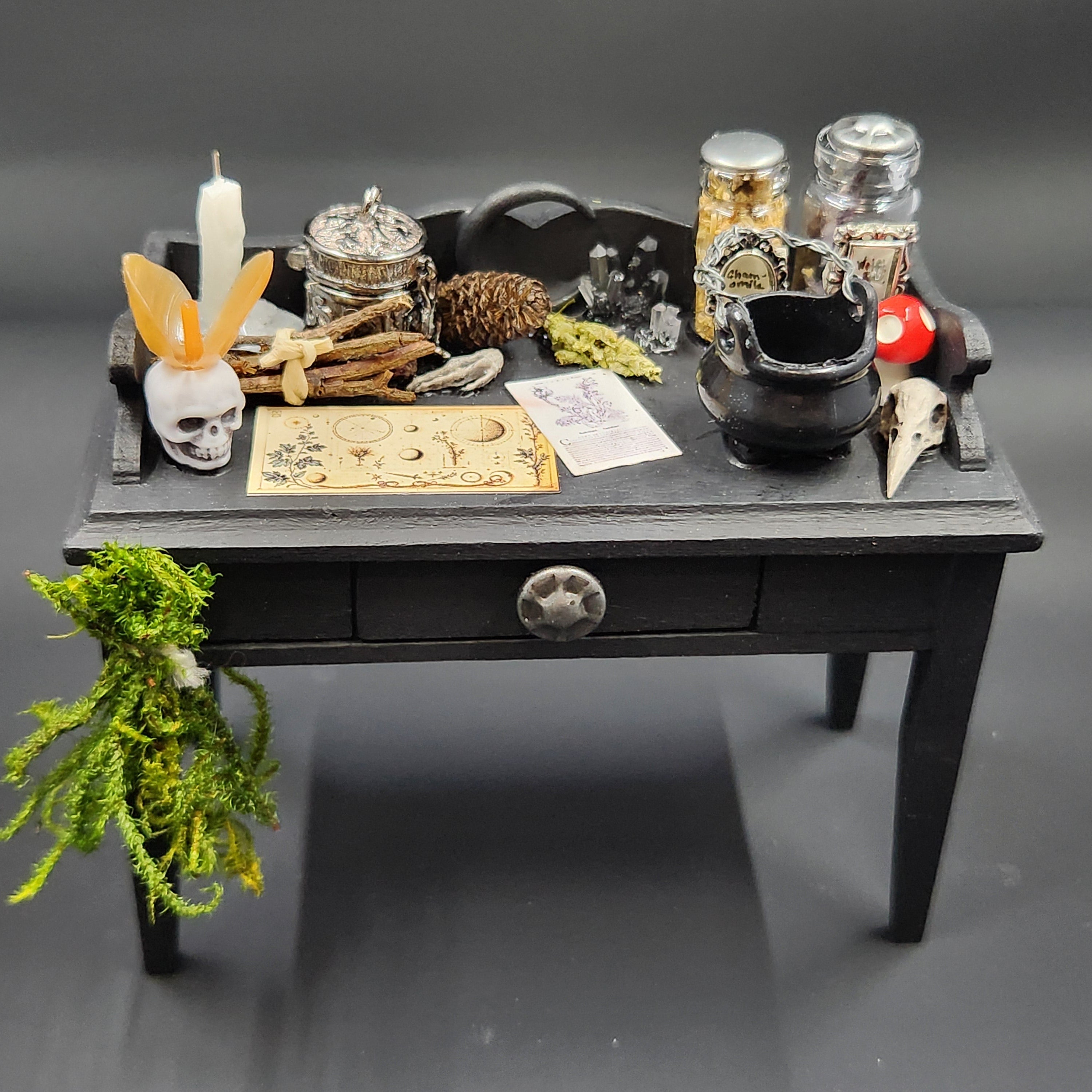 Miniature Mystic's Desk