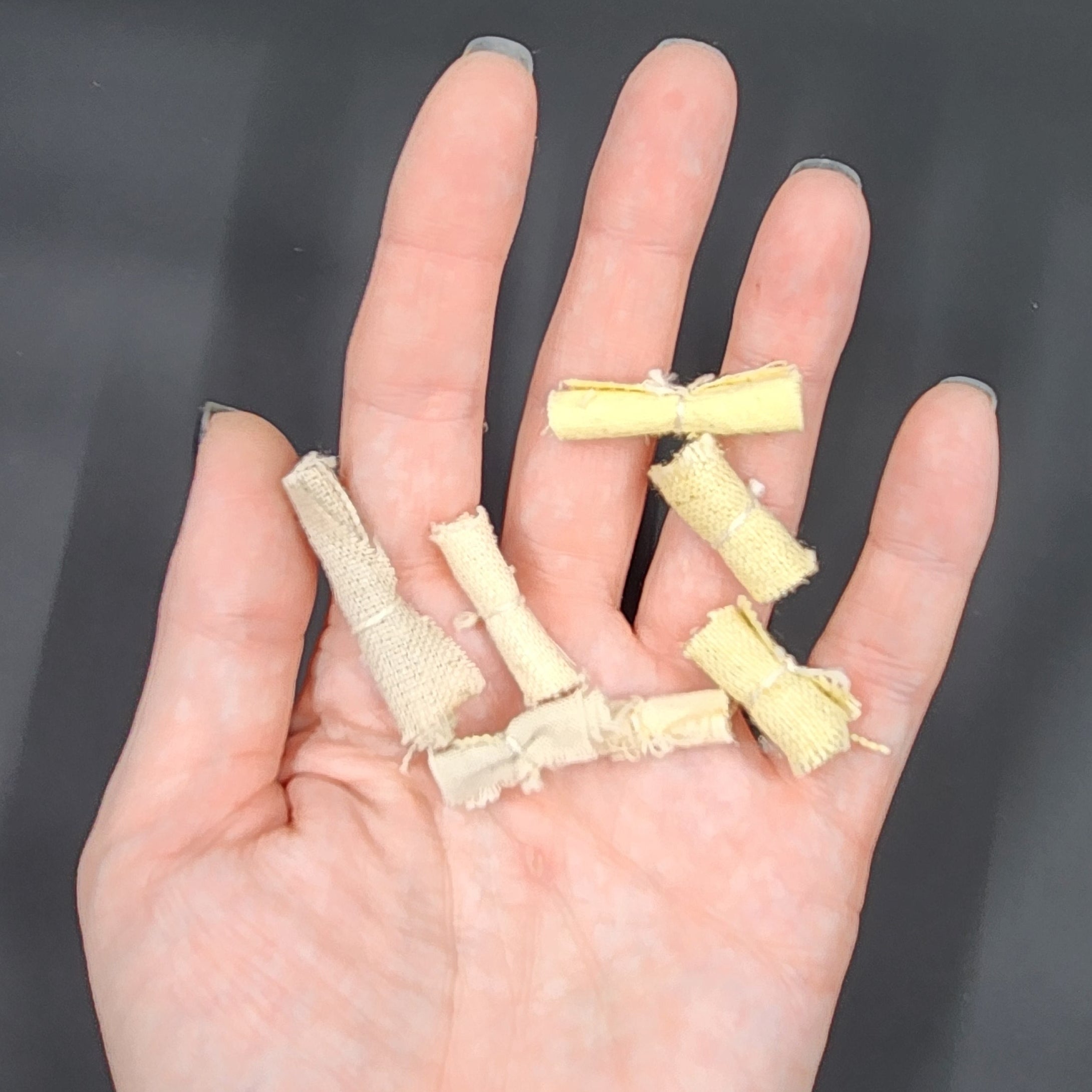 Miniature Linen Scroll