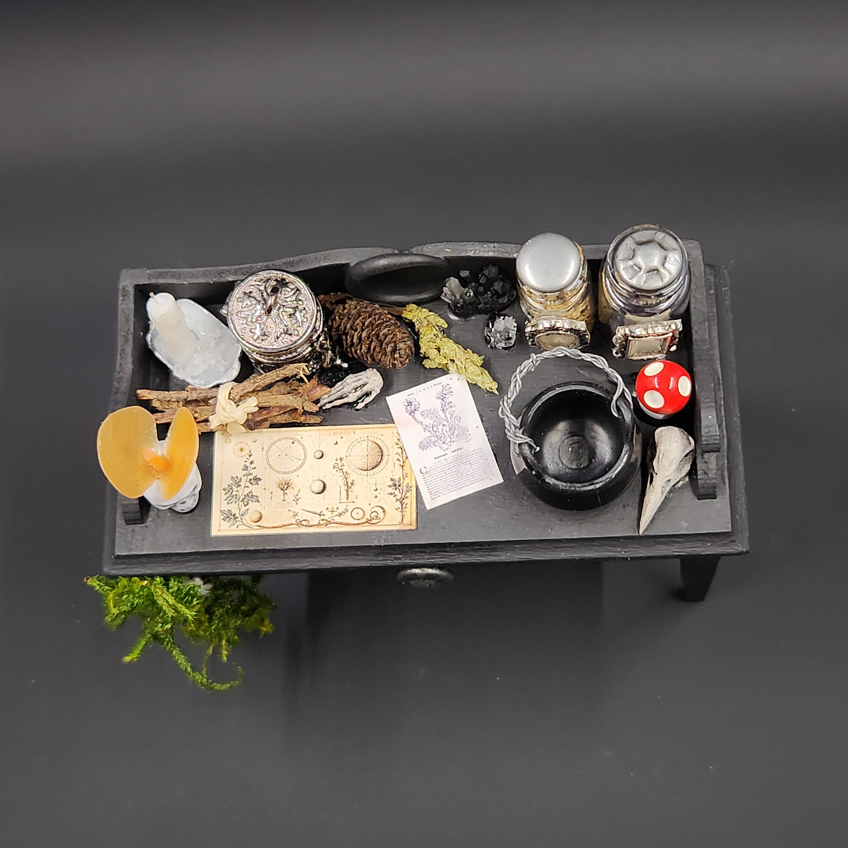 Miniature Mystic's Desk