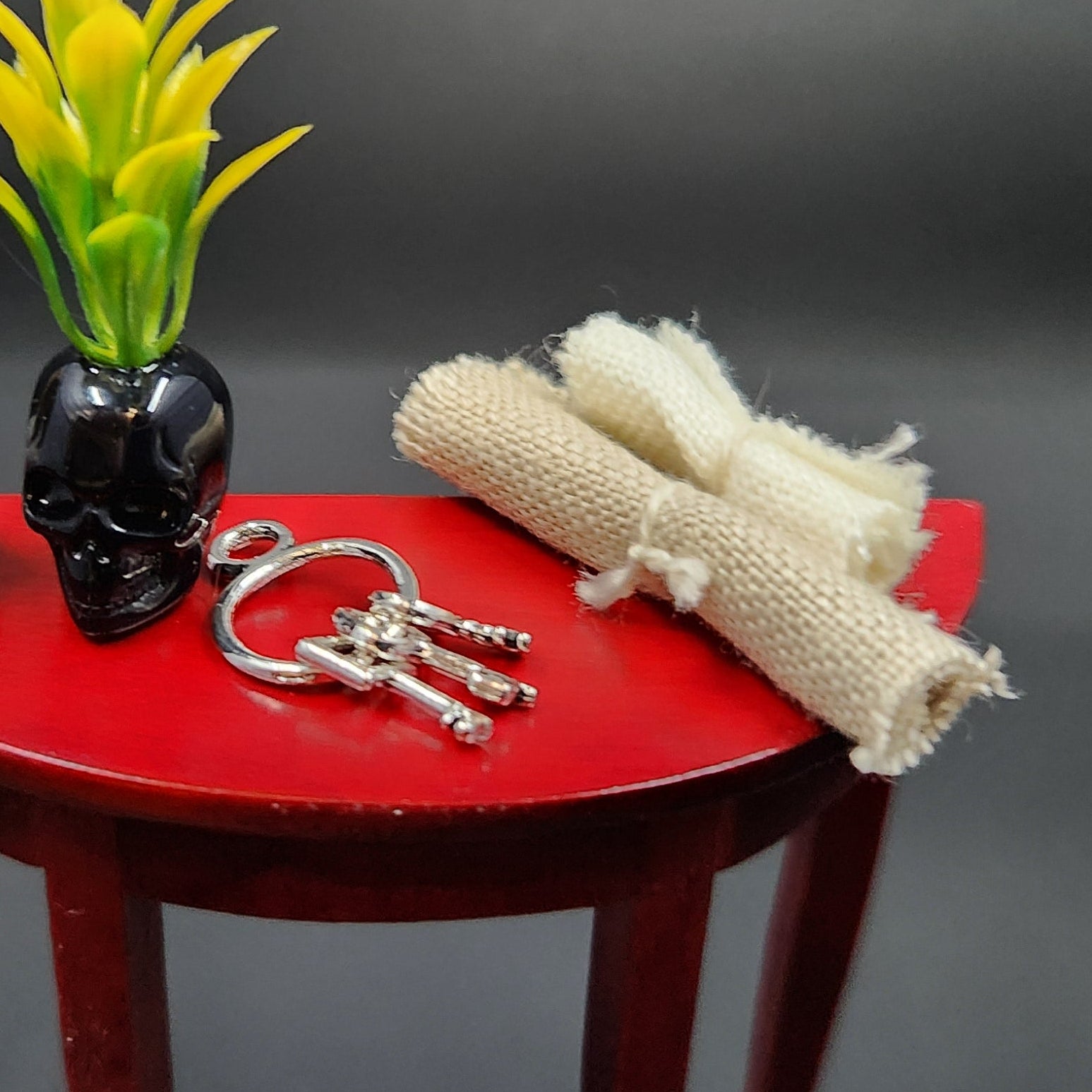 Miniature Linen Scroll