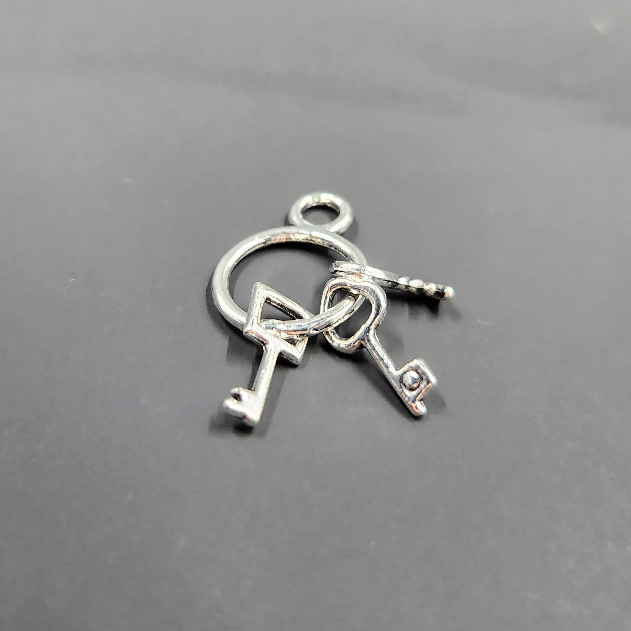 Miniature Skeleton Keys Keyring