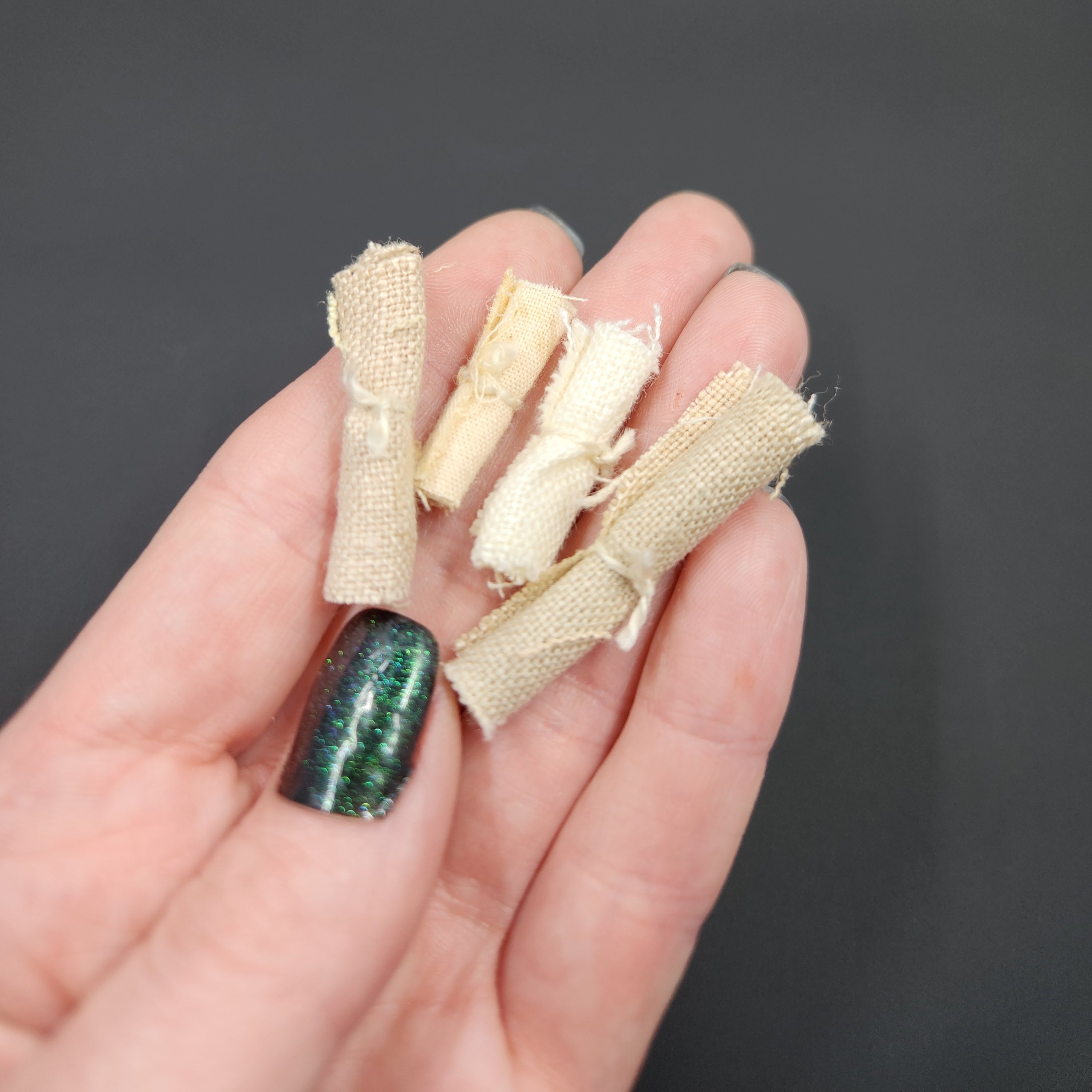 Miniature Linen Scroll