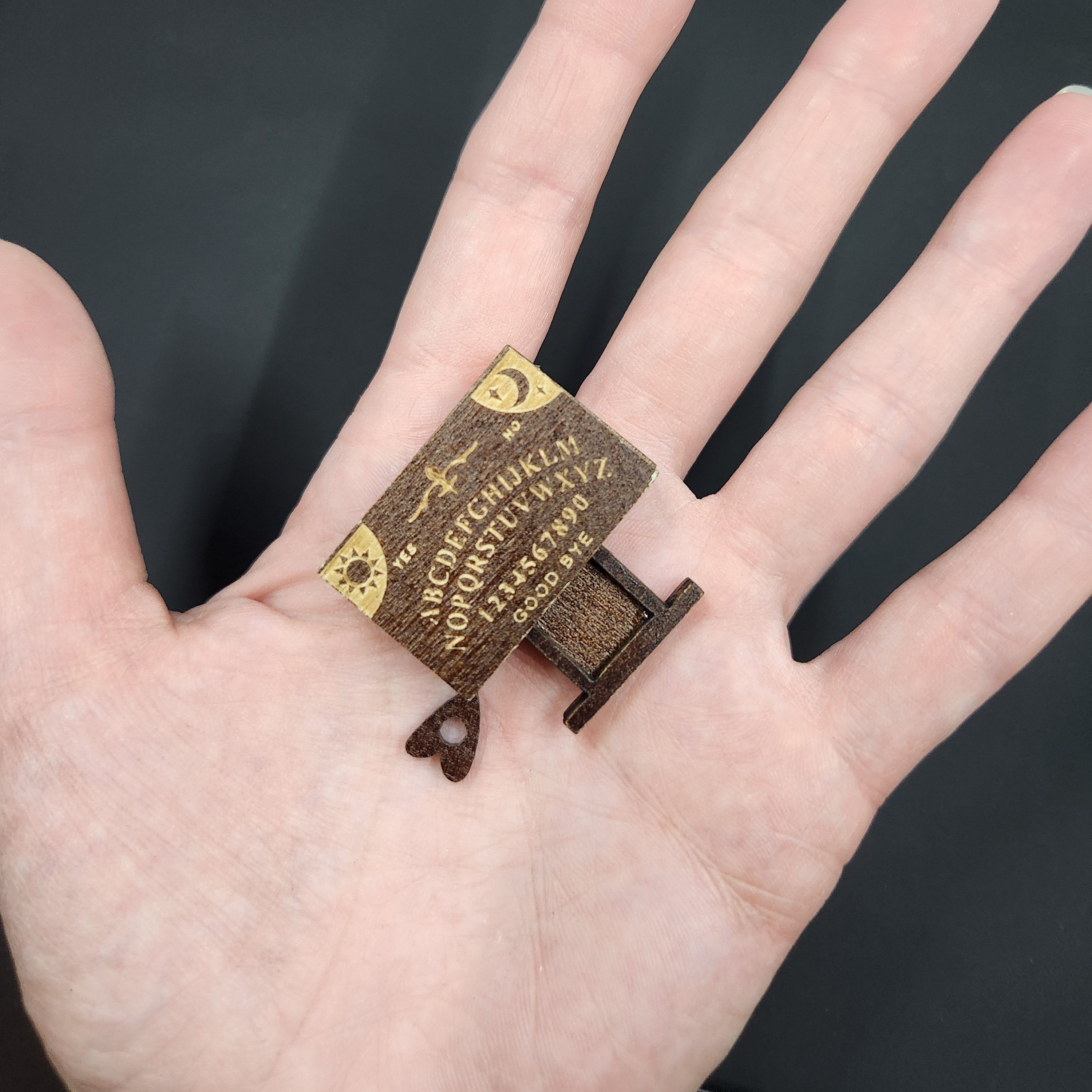 Miniature Ouija Board w/Planchette